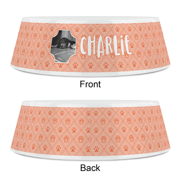 Pet Photo Plastic Pet Bowls - Small - APPROVAL