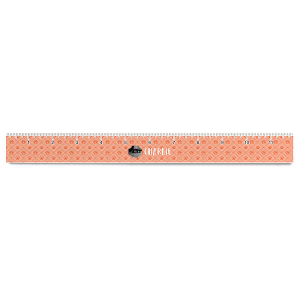 Pet Photo Plastic Ruler - 12" - FRONT