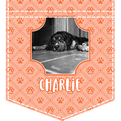 Pet Photo Iron On Faux Pocket (Personalized)