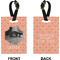 Pet Photo Rectangle Luggage Tag (Front + Back)