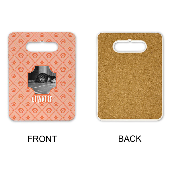 Pet Photo Rectangle Trivet with Handle - APPROVAL