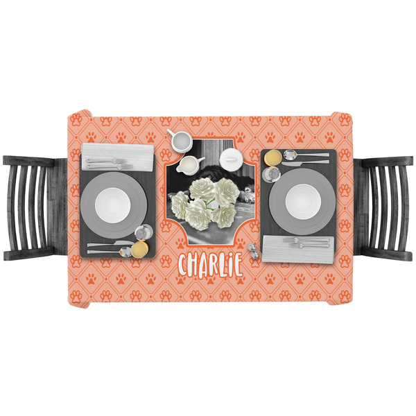 Pet Photo Rectangular Tablecloths - LIFESTYLE