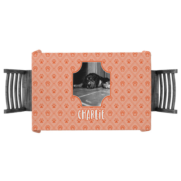 Custom Pet Photo Tablecloth - 58"x58" (Personalized)