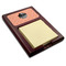 Pet Photo Red Mahogany Sticky Note Holder (Personalized)