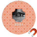 Pet Photo Round Car Magnet - 10" (Personalized)