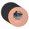 Pet Photo Round Rubber Backed Coasters - Set of 4 (Personalized)