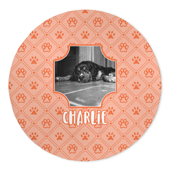 Custom Pet Photo 5' Round Indoor Area Rug