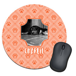 Pet Photo Round Mouse Pad (Personalized)