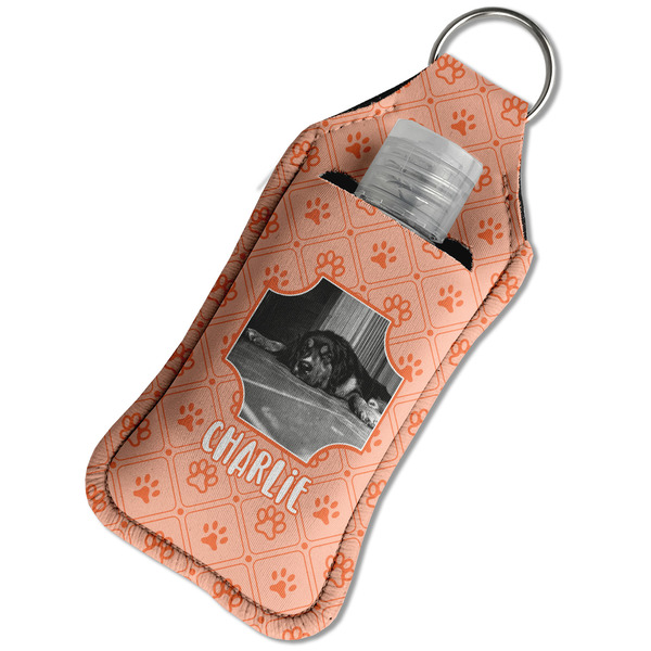 Pet Photo Sanitizer Holder Keychain - Large in Case