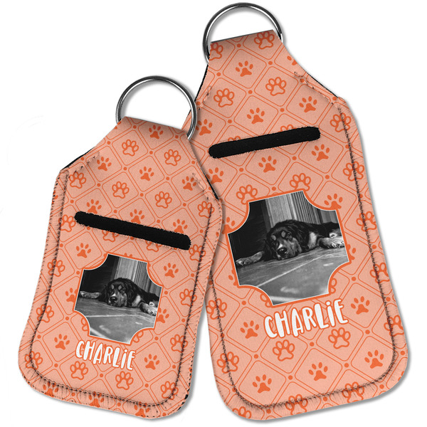 Pet Photo Sanitizer Holder Keychain - Parent Main