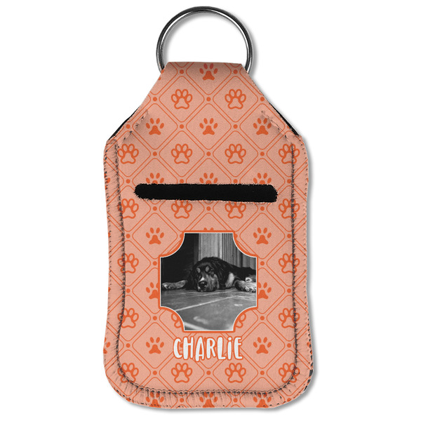 Pet Photo Sanitizer Holder Keychain - Small (Front Flat)