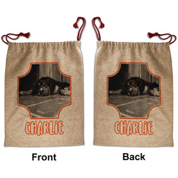 Pet Photo Santa Sack - Front & Back