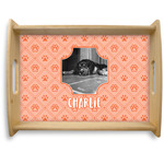 Pet Photo Natural Wooden Tray - Large (Personalized)