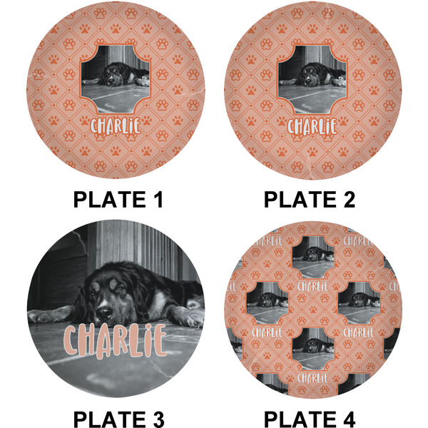Pet Photo Set of Lunch / Dinner Plates (Approval)