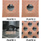 Pet Photo Set of Square Dinner Plates (Approval)
