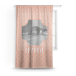 Pet Photo Sheer Curtain