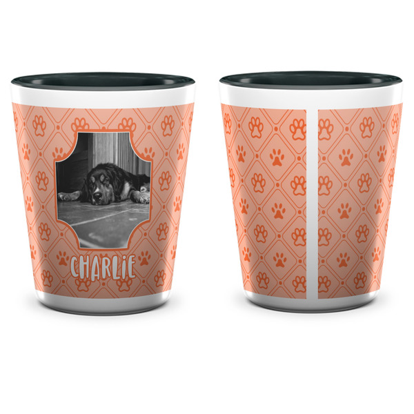 Pet Photo Shot Glass - Two Tone - APPROVAL