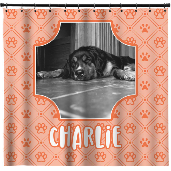 Custom Pet Photo Shower Curtain - Custom Size (Personalized)