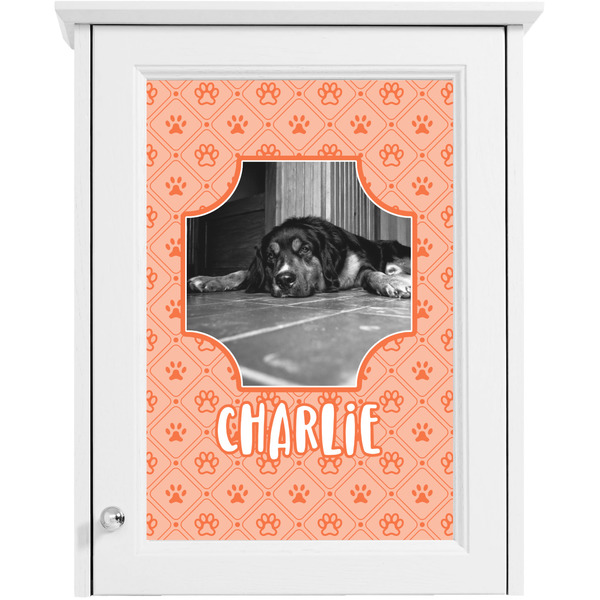 Pet Photo Single White Cabinet Decal
