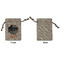Pet Photo Small Burlap Gift Bag - Front Approval
