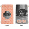 Pet Photo Small Laundry Bag - Front & Back View