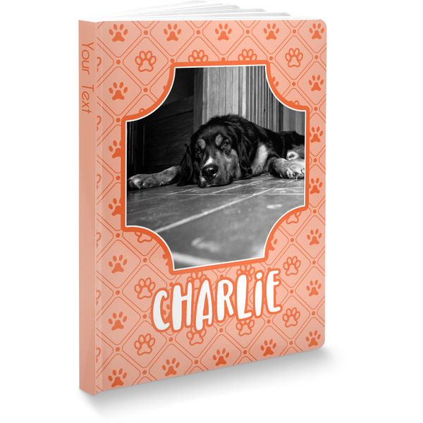 Custom Pet Photo Softbound Notebook - 5.75" x 8" (Personalized)