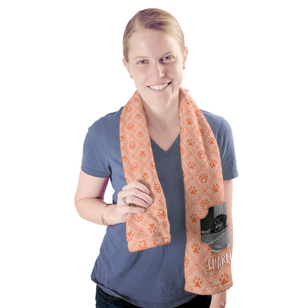 Pet Photo Sport Towel - Exercise use - Model