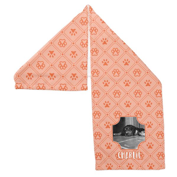 Pet Photo Sports Towel Folded - Both Sides Showing