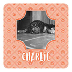 Pet Photo Square Decal (Personalized)