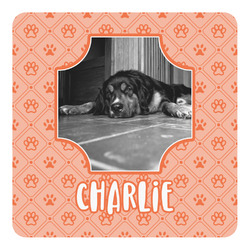 Pet Photo Square Decal (Personalized)