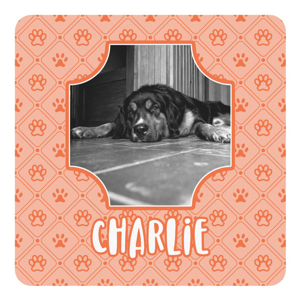 Custom Pet Photo Square Decal (Personalized)