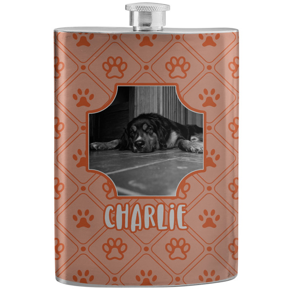 Custom Pet Photo Stainless Steel Flask (Personalized)