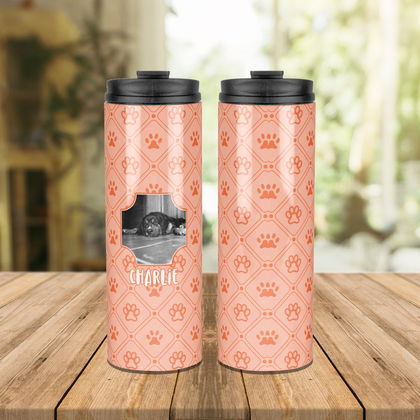 Pet Photo Stainless Steel Tumbler - Lifestyle