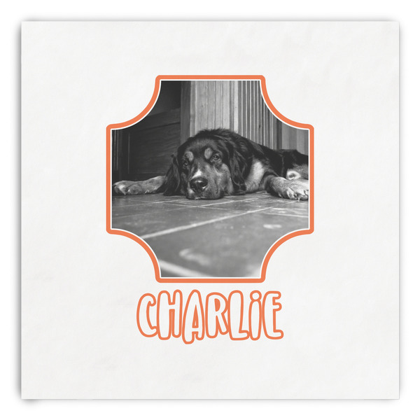 Custom Pet Photo Paper Dinner Napkins