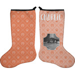 Pet Photo Holiday Stocking - Double-Sided - Neoprene