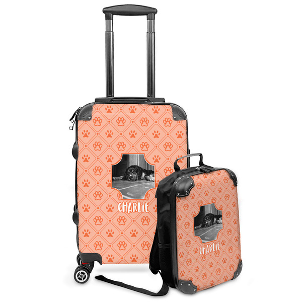 Custom Pet Photo Kids 2-Piece Luggage Set - Suitcase & Backpack