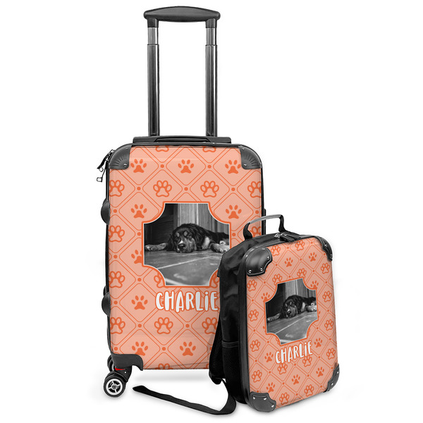 Custom Pet Photo Kids 2-Piece Luggage Set - Suitcase & Backpack
