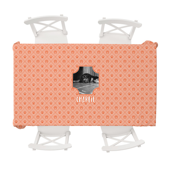 Custom Pet Photo Tablecloth - 58"x102" (Personalized)