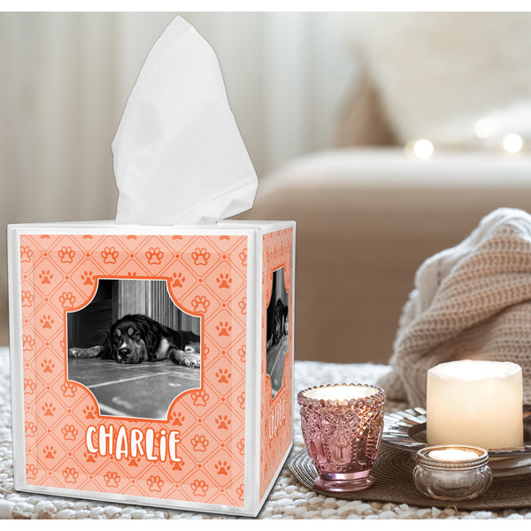 Pet Photo Tissue Box - LIFESTYLE