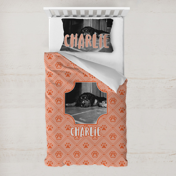 Custom Pet Photo Toddler Bedding Set - With Pillowcase