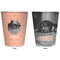 Pet Photo Trash Can White - Front and Back - Apvl