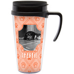 Pet Photo Acrylic Travel Mug with Handle (Personalized)