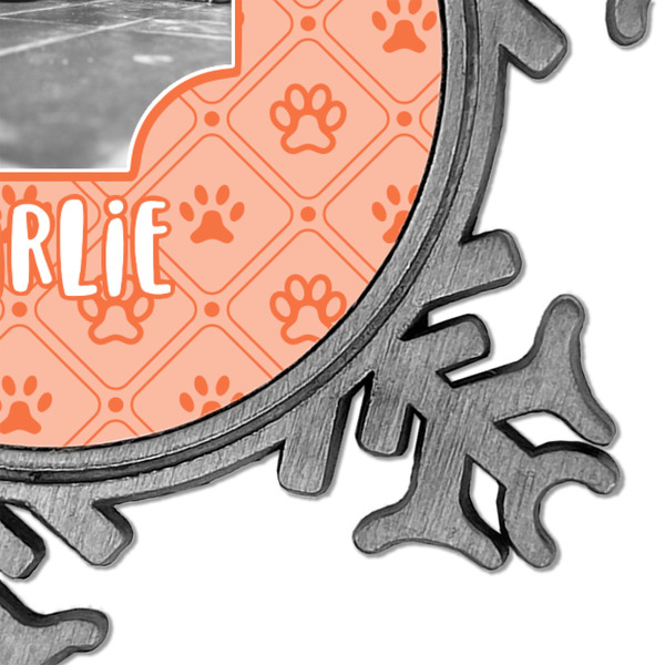 Pet Photo Vintage Snowflake - Detail