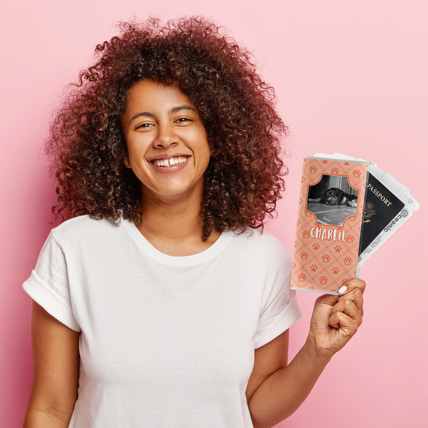 Pet Photo Vinyl Document Holder - LIFESTYLE