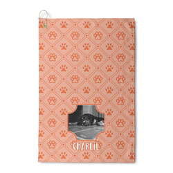 Pet Photo Waffle Weave Golf Towel