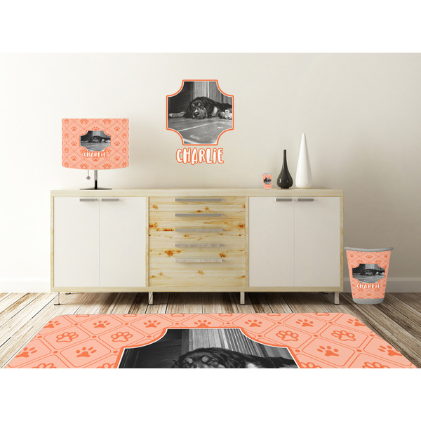 Pet Photo Wall Graphic Decal Wooden Desk