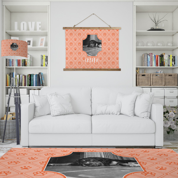 Pet Photo Wall Hanging Tapestry - IN CONTEXT