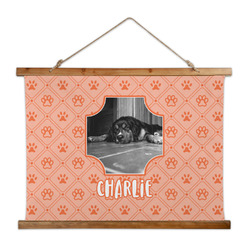 Pet Photo Wall Hanging Tapestry - Wide