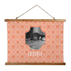 Pet Photo Wall Hanging Tapestry - Wide
