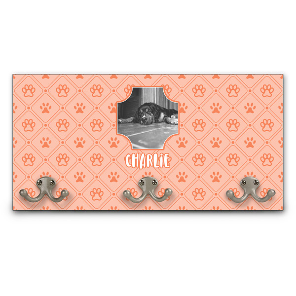 Custom Pet Photo Wall Mounted Coat Rack (Personalized)